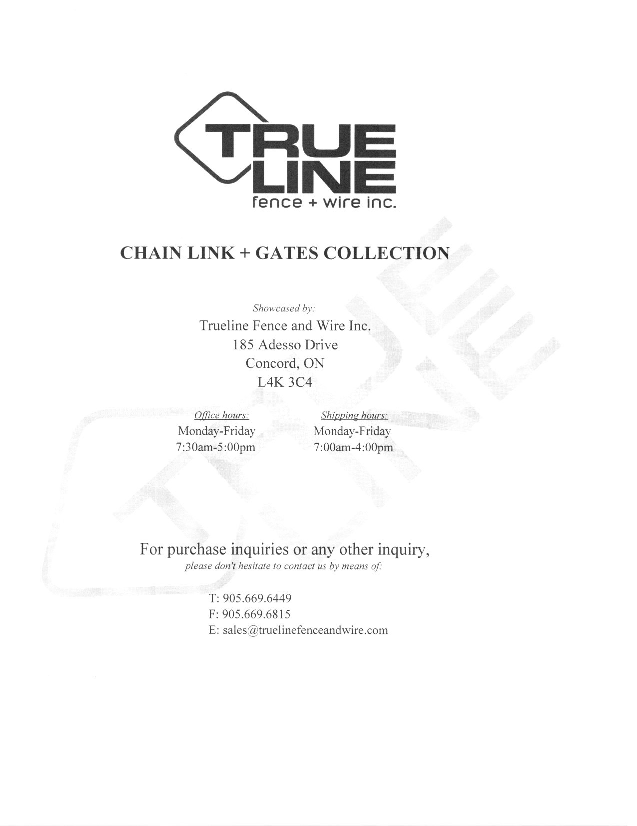 chainlink and gate Collection page